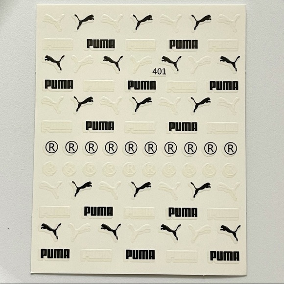 Luxury Designer Logo Fingernail Art Stickers - Picture 2 of 3